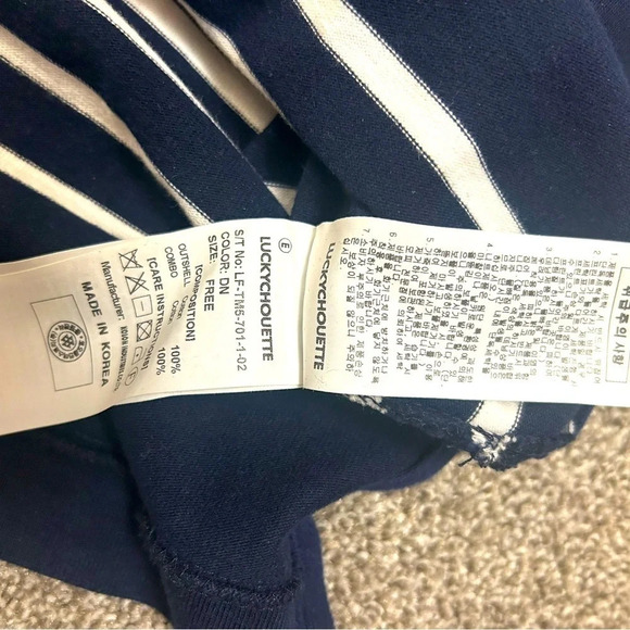 Lucky Chouette women’s size L designer tunic with owls both arms- Mint &  rare - Picture 7 of 11